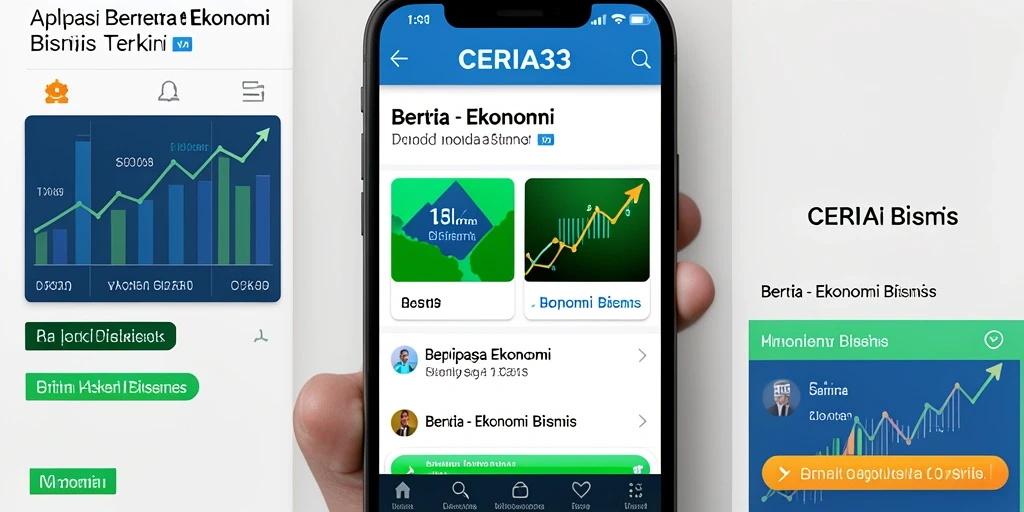 Antarmuka CERIA33 yang modern dan informatif untuk berita ekonomi.