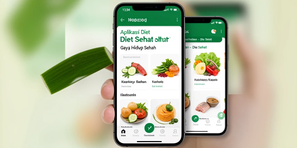 Tampilan antarmuka IN1234 yang menarik dan fungsional untuk Diet Sehat.