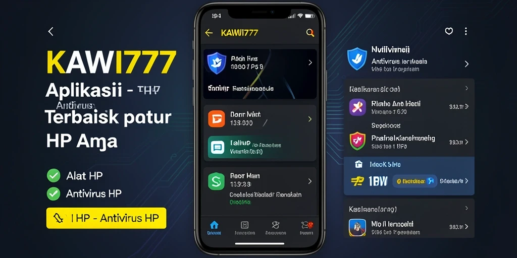 Tampilan antarmuka pengguna KAWI777 yang modern dan fungsional.